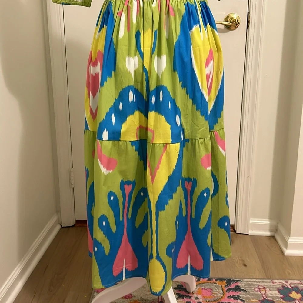 Tuckernuck Sheridan French Arcadia Dress Resin Floral Detail NWT Size Small - Picture 9 of 12